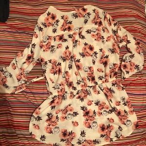 White Floral Blouse (M)